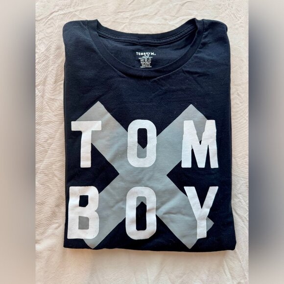 TOMBOYX Black T-Shirt - XL All Gender #HumanAgenda - Picture 5 of 6
